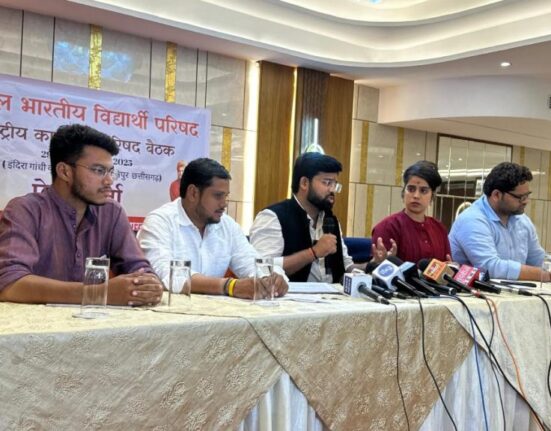 ABVP राष्ट्रीय कार्यकारी बैठक रायपुर